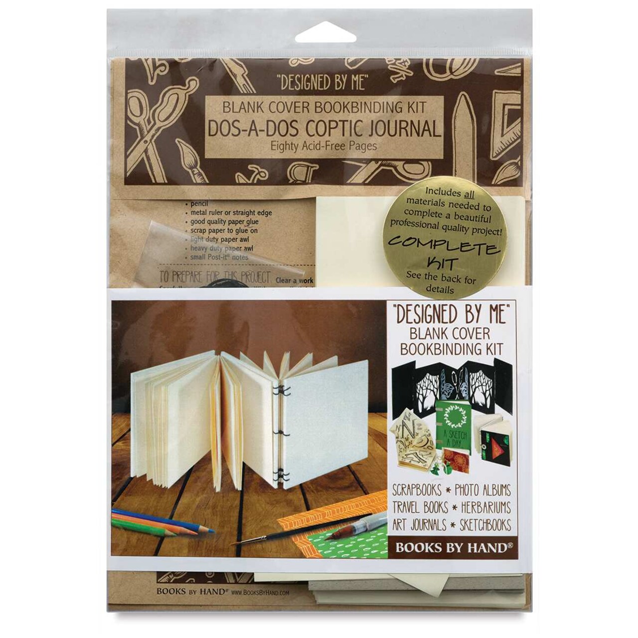 Books by Hand "Designed by Me" Blank Cover - Dos-a-Dos Coptic Journal